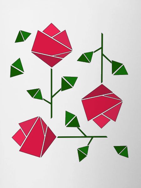 Geometric Roses