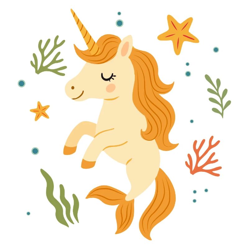 Unicorn with Fin – Magic Under Water