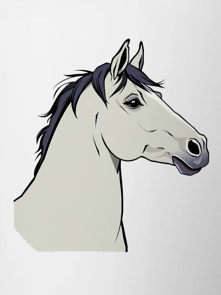 Weisses Pferd