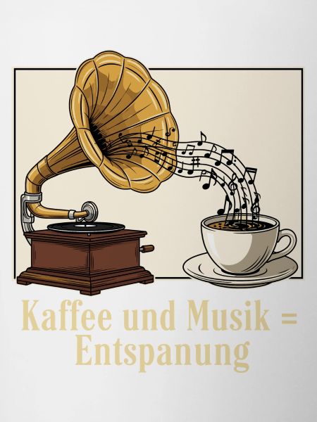 Coffee and music = relaxation