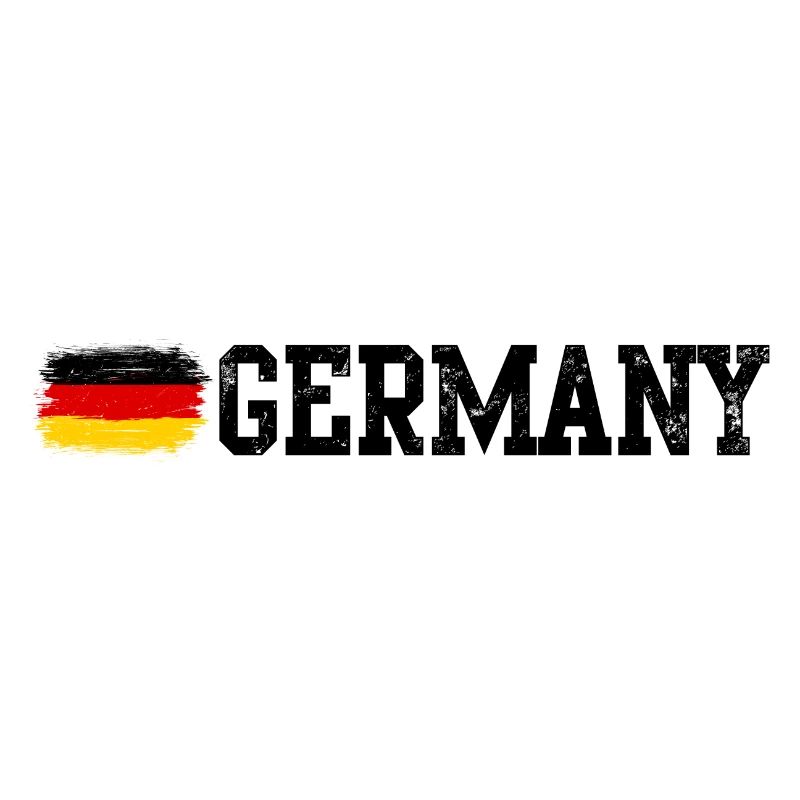 Traînée de brosse du drapeau allemand