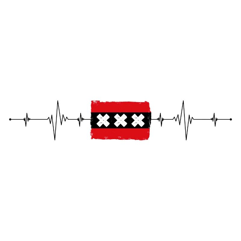 Drapeau d’Amsterdam Heartbeat