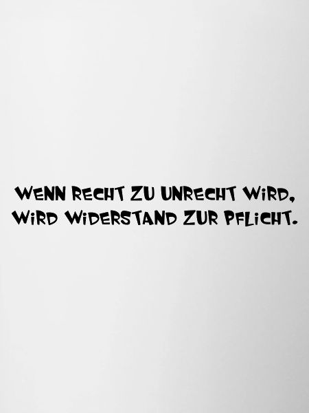 wenn Recht zu Unrecht wird