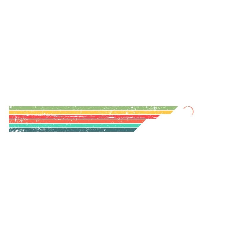 Mountain Ridge Rainbow Stripes