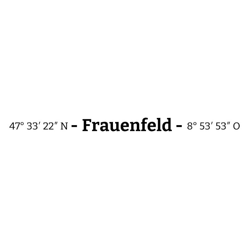 Coordinates Frauenfeld Thurgau