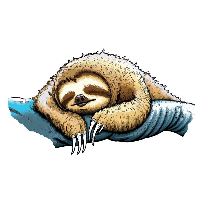 Official sleeping sloth sleeping shirt