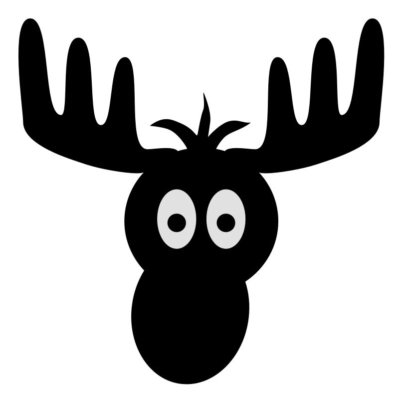 reindeer, rudolph 2 colors