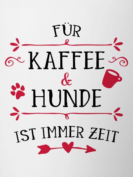 Herzpfote Kaffee Rahmen