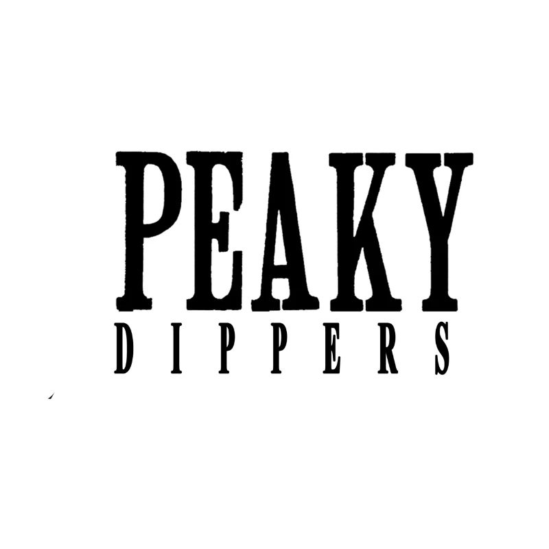 Logo textuel Peaky Dippers