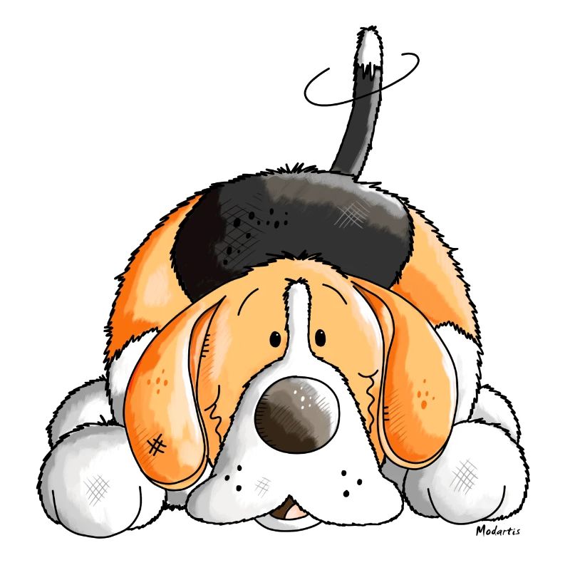 Verträumter Beagle