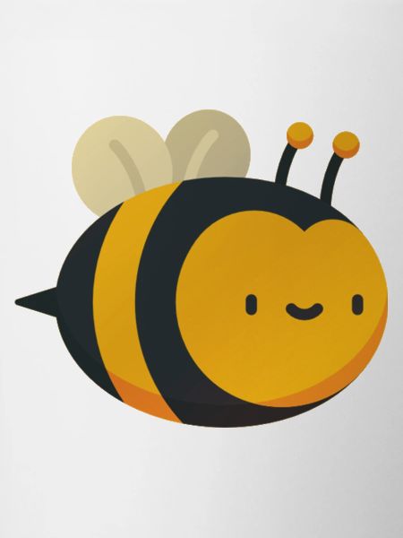 happy cute bee