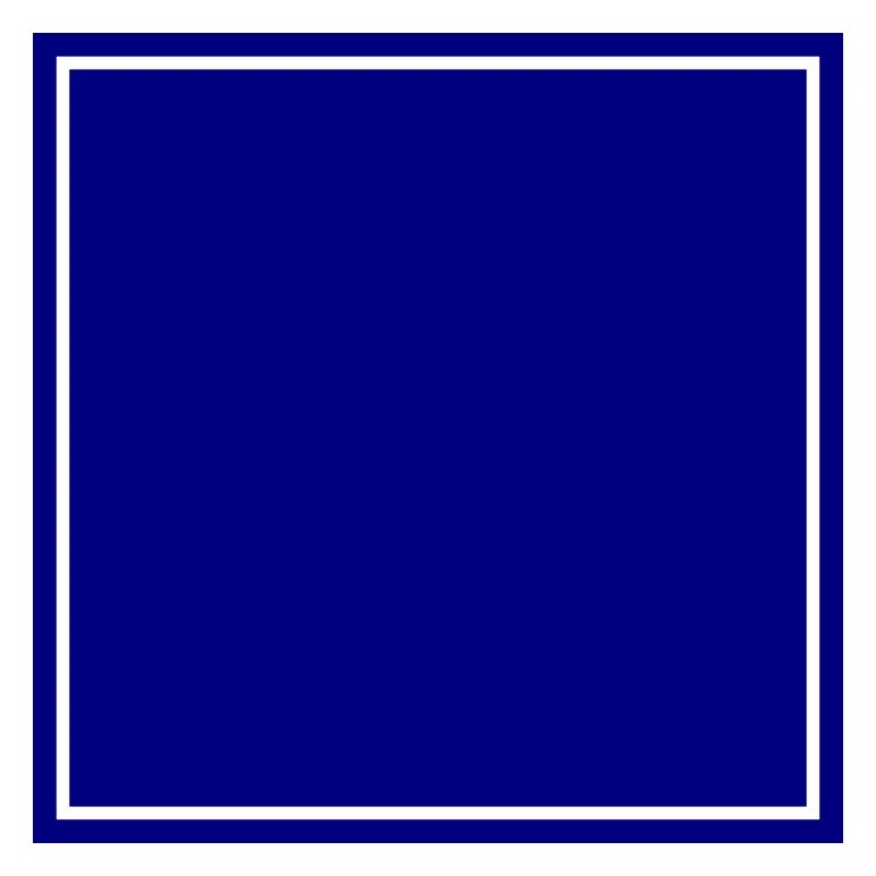 Square dark blue self-design