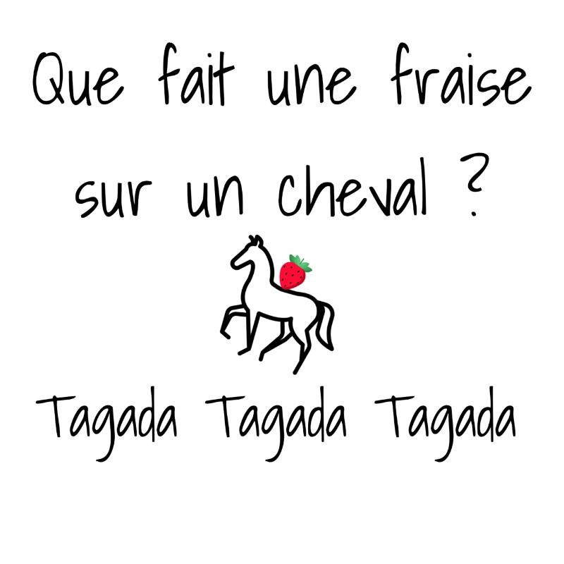 Blague du jour ! Cheval et Tagada