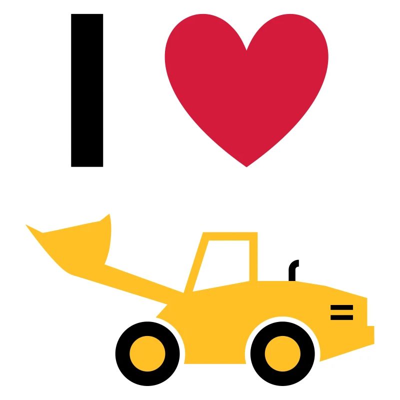★ Design colors can be changed ★ I love wheel loaders