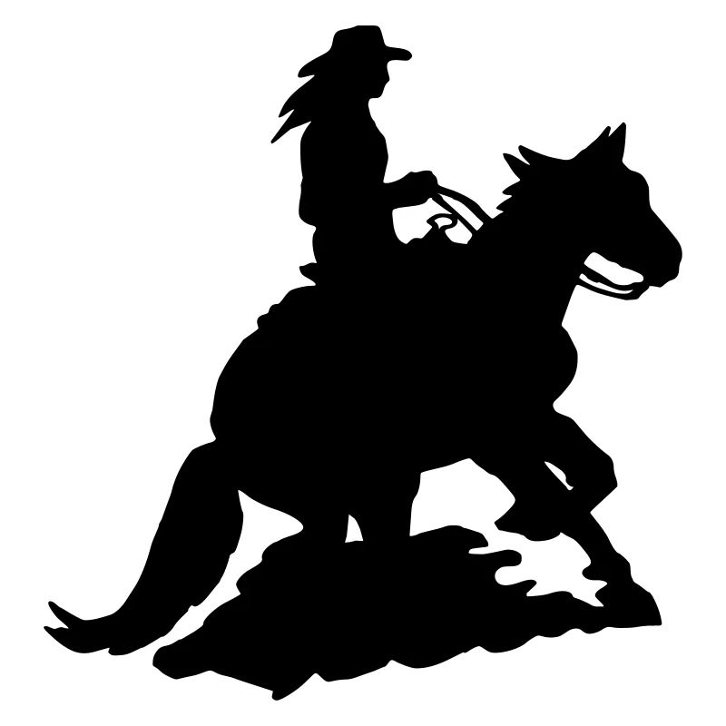 Western cavalier glisse arrêt, whoa équitation