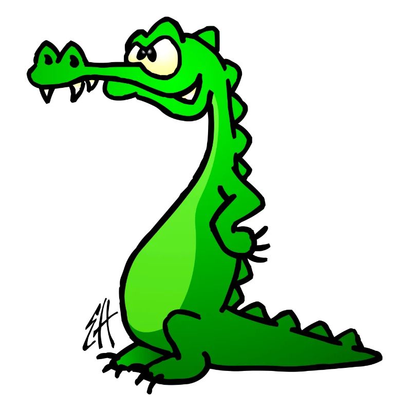 Crocodile Full Color Design