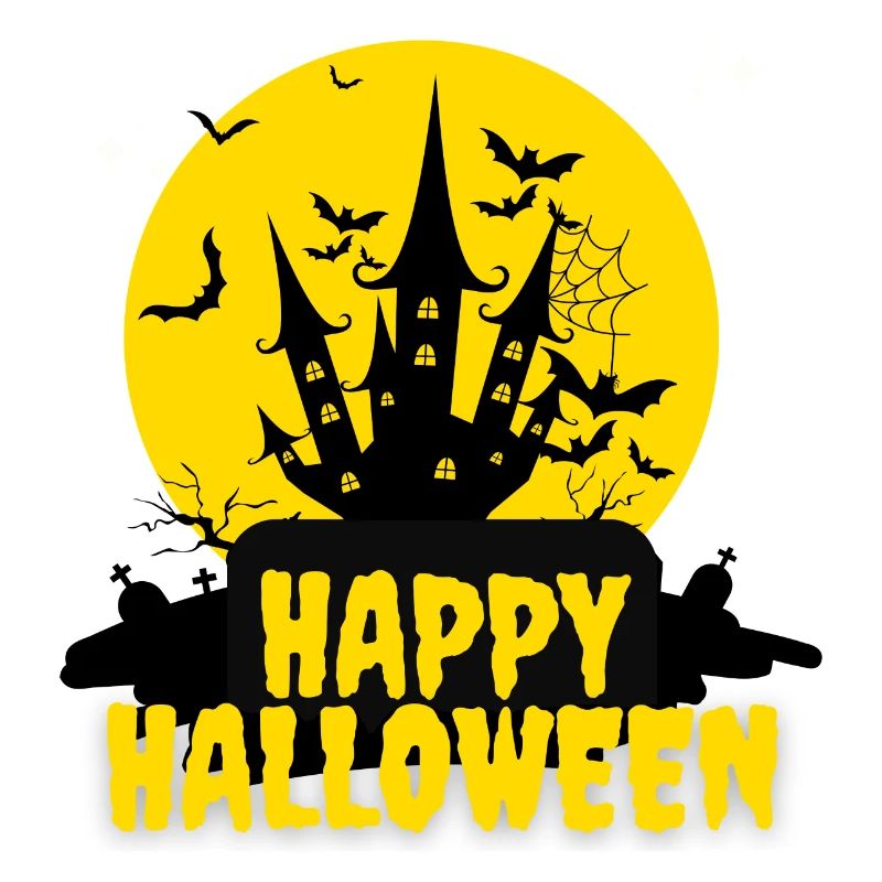 Castle Halloween Silhouette Night