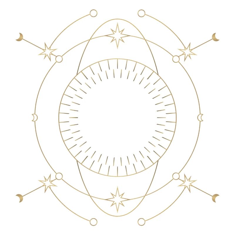 Conception de l’orbite du cercle d’étoile dorée