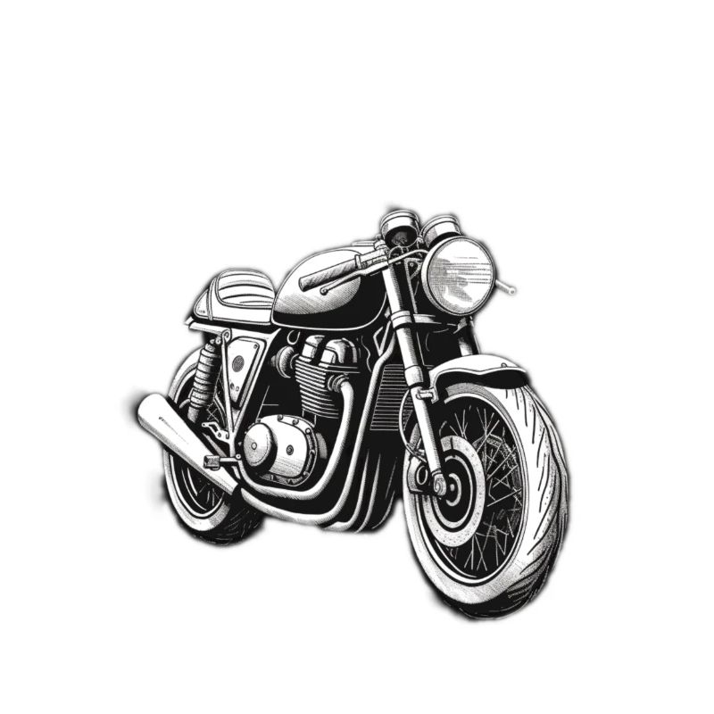 Oldtimer Motorcycle Racing white