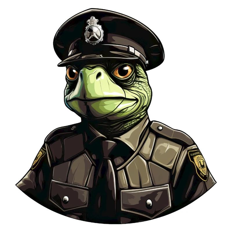 Schildkröten Polizei