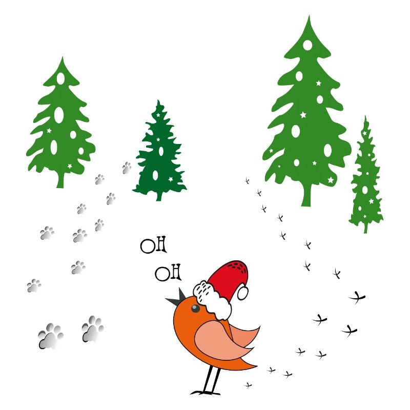 Noël de la forêt d’hiver