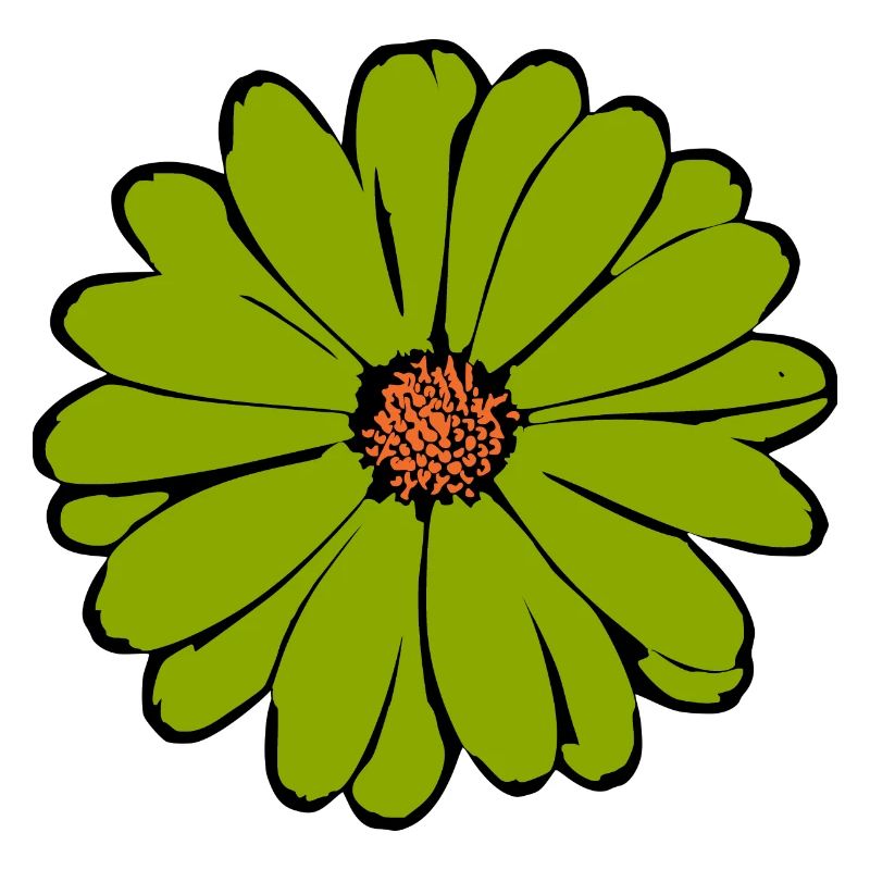 Fleur verte, fleur verte, fleurs vertes, jour de la Saint-Patrick