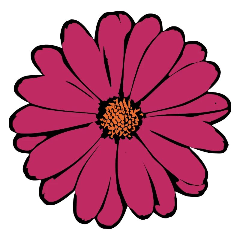 fleur, fleur, rouge, violet
