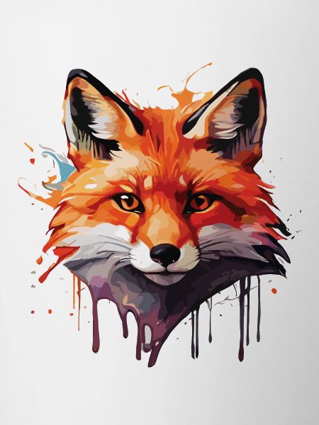 Aquarelle Fox