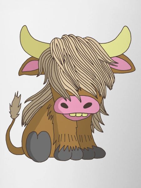Vache à poil long