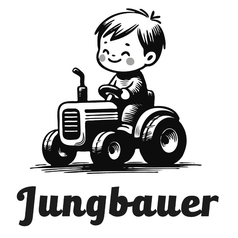 jungbauer nachwuchs bauernhof bauer babygeschenk
