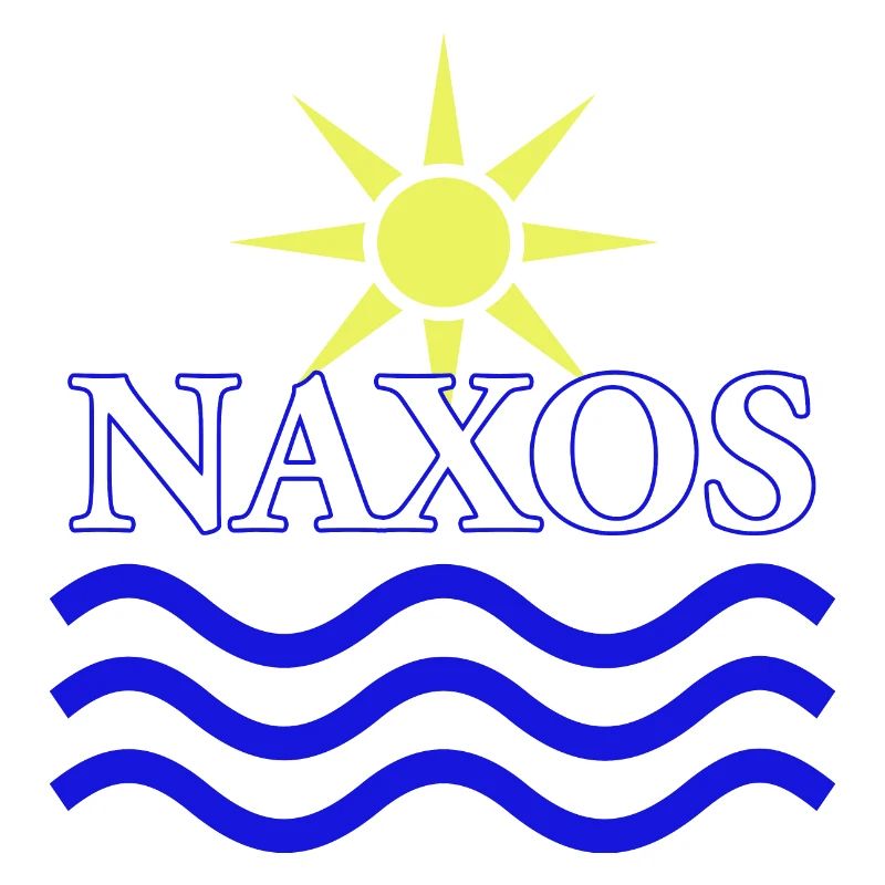 Naxos Sun and Waves Logo Design