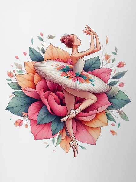 Ballet dancer with tutu