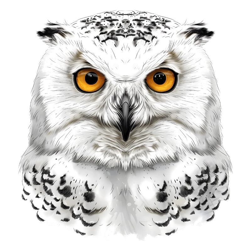 Snowy Owl Head