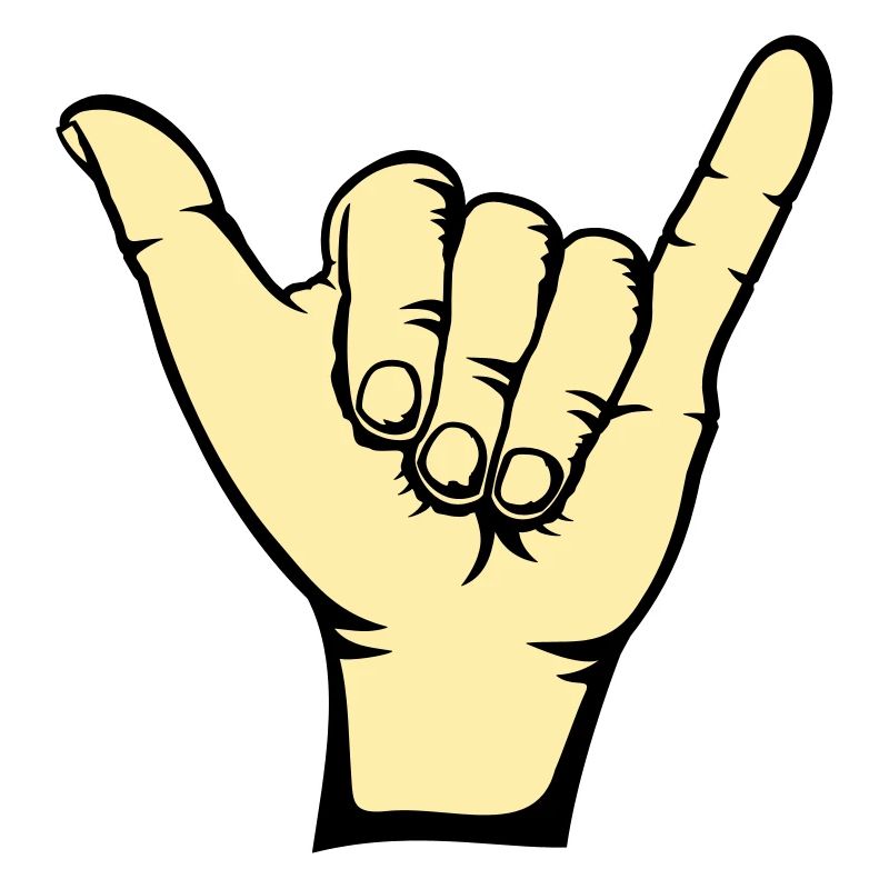 Surfing Icon Hand