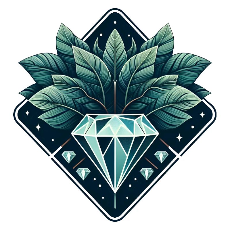 Diamant en fleurs
