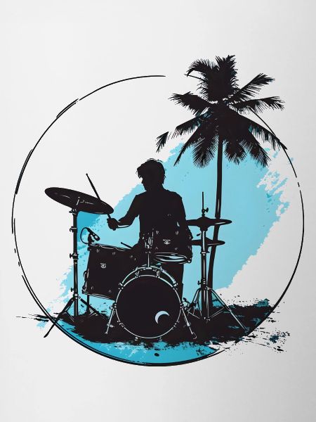 Dessin de batteur