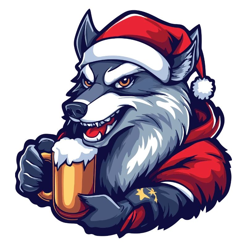 Wolf Weihnachten Bier