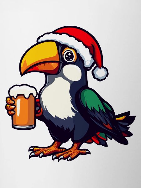 Toucan Bird Christmas Beer