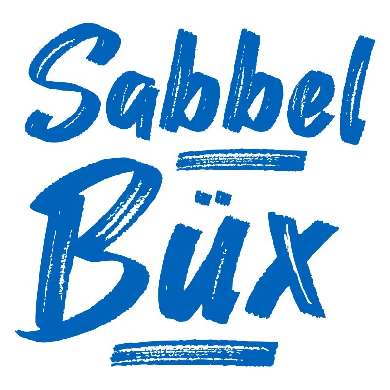 Sabbelbüx Plattdeutsch blau