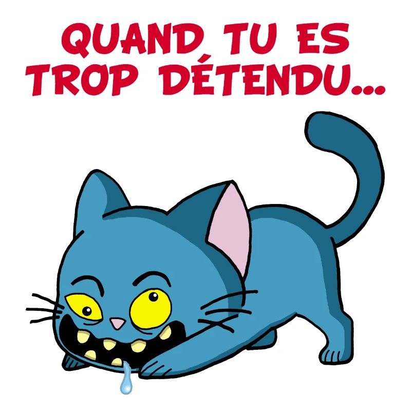 Chat manga détendu