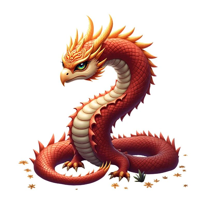 Le dragon serpent d’or.