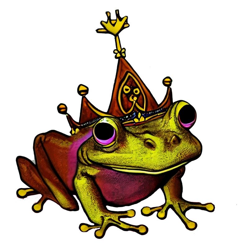 Crowned Queen Frog