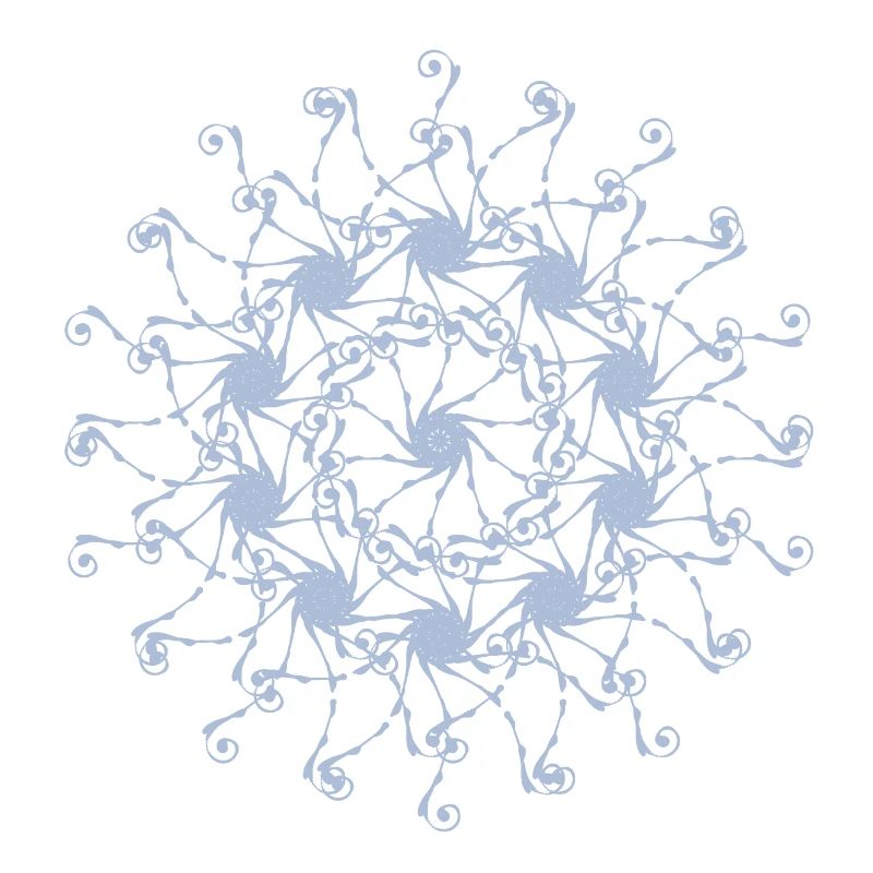 Mandala | Random patterns rotated