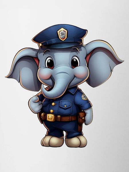 Elephant Policewoman