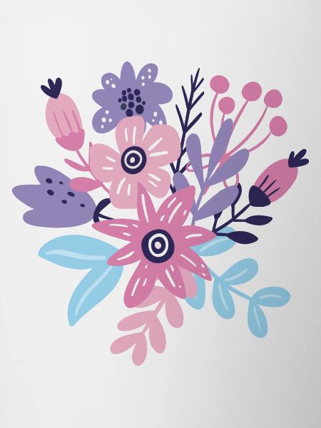 Pastel Floral Burst