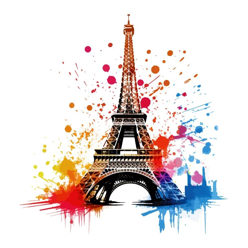 Paris Eiffelturm Frankreich Stadt Skyline Kunst