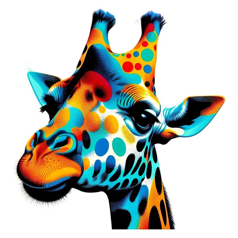 Girafe Pop Art