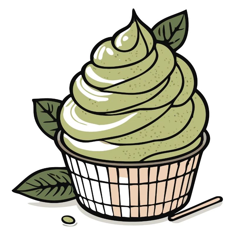 Crème glacée au matcha