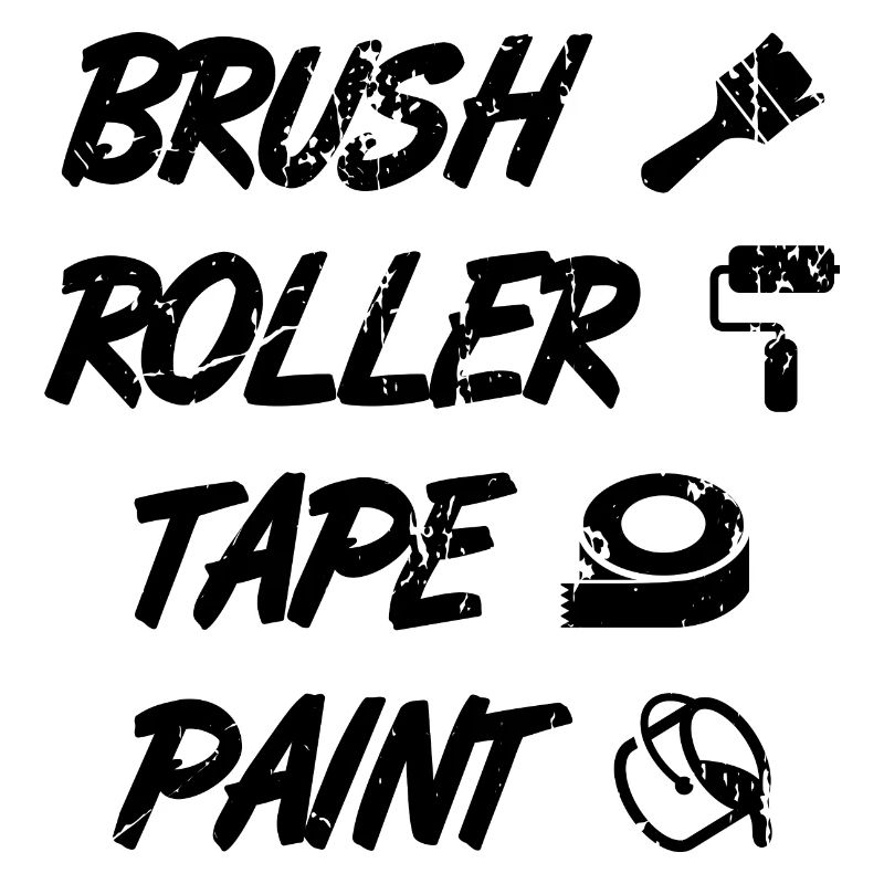 Brush Roll Tape Paint
