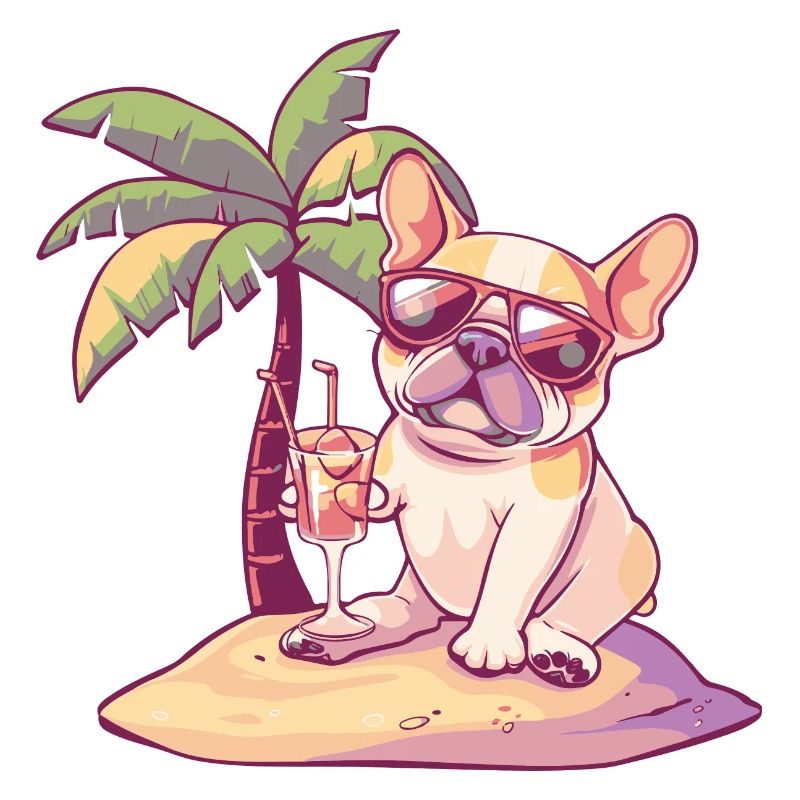 French Buldog Dog Summer